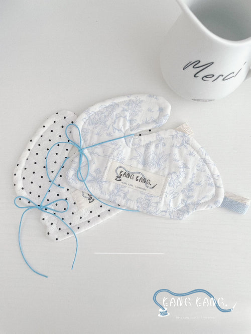 Handmade Fabric Rabbit Coasters – Set of 3, Choose Your Colors