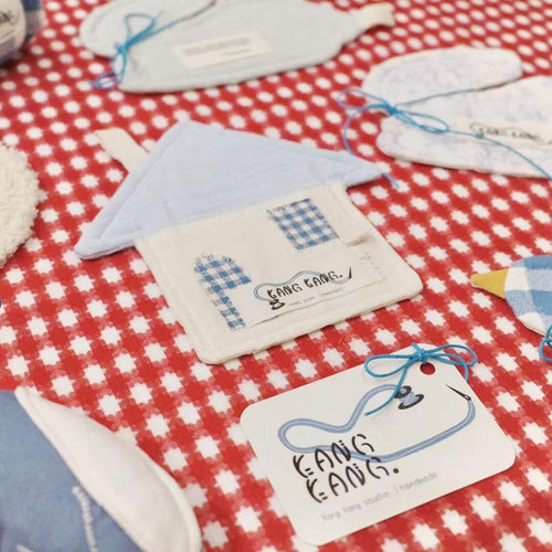 Handmade Fabric Coaster – House & Mushroom Shapes, Choose Your Style & Color