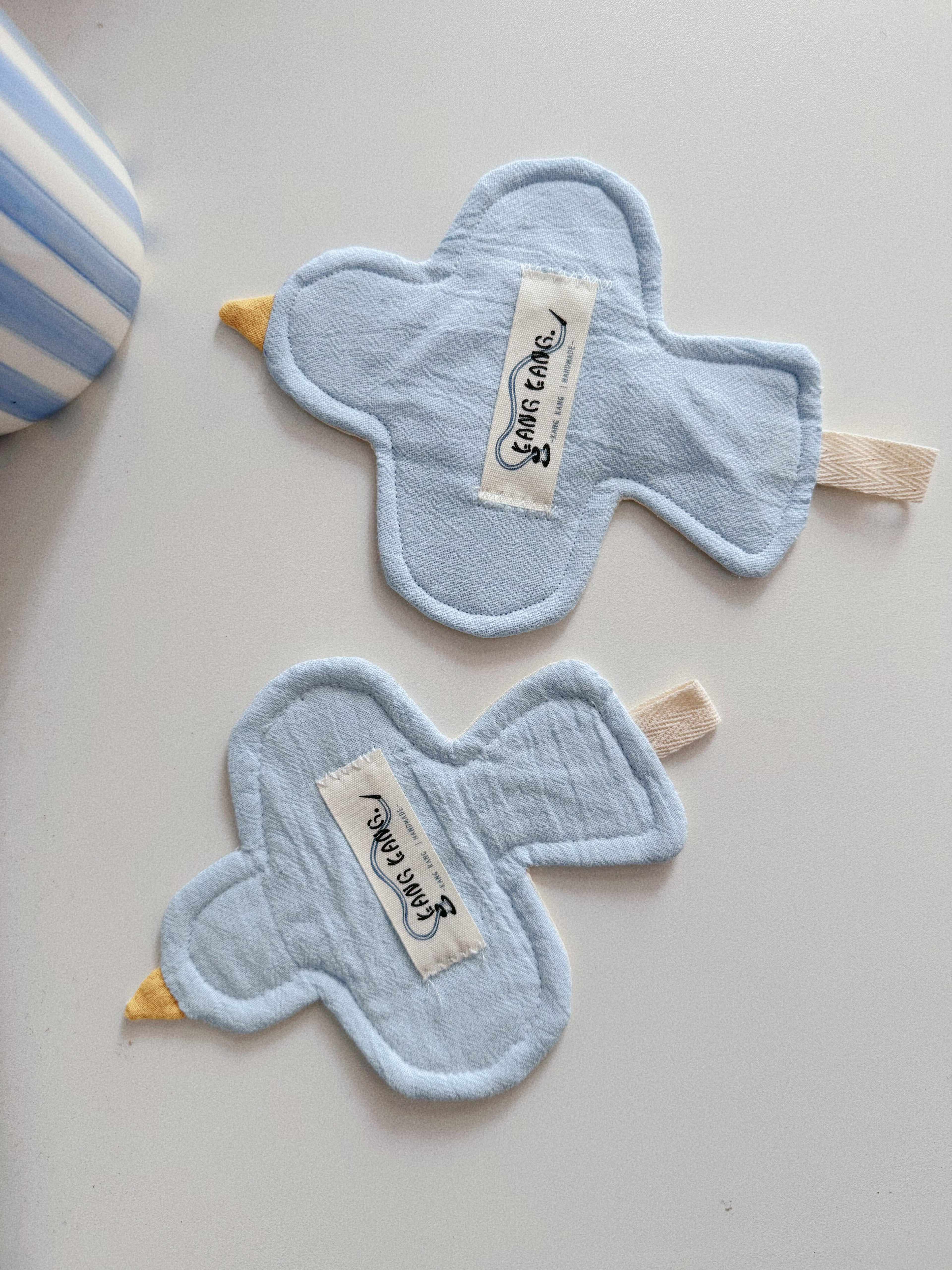 Handmade Fabric Bird Coasters – Set of 3, Choose Your Colors