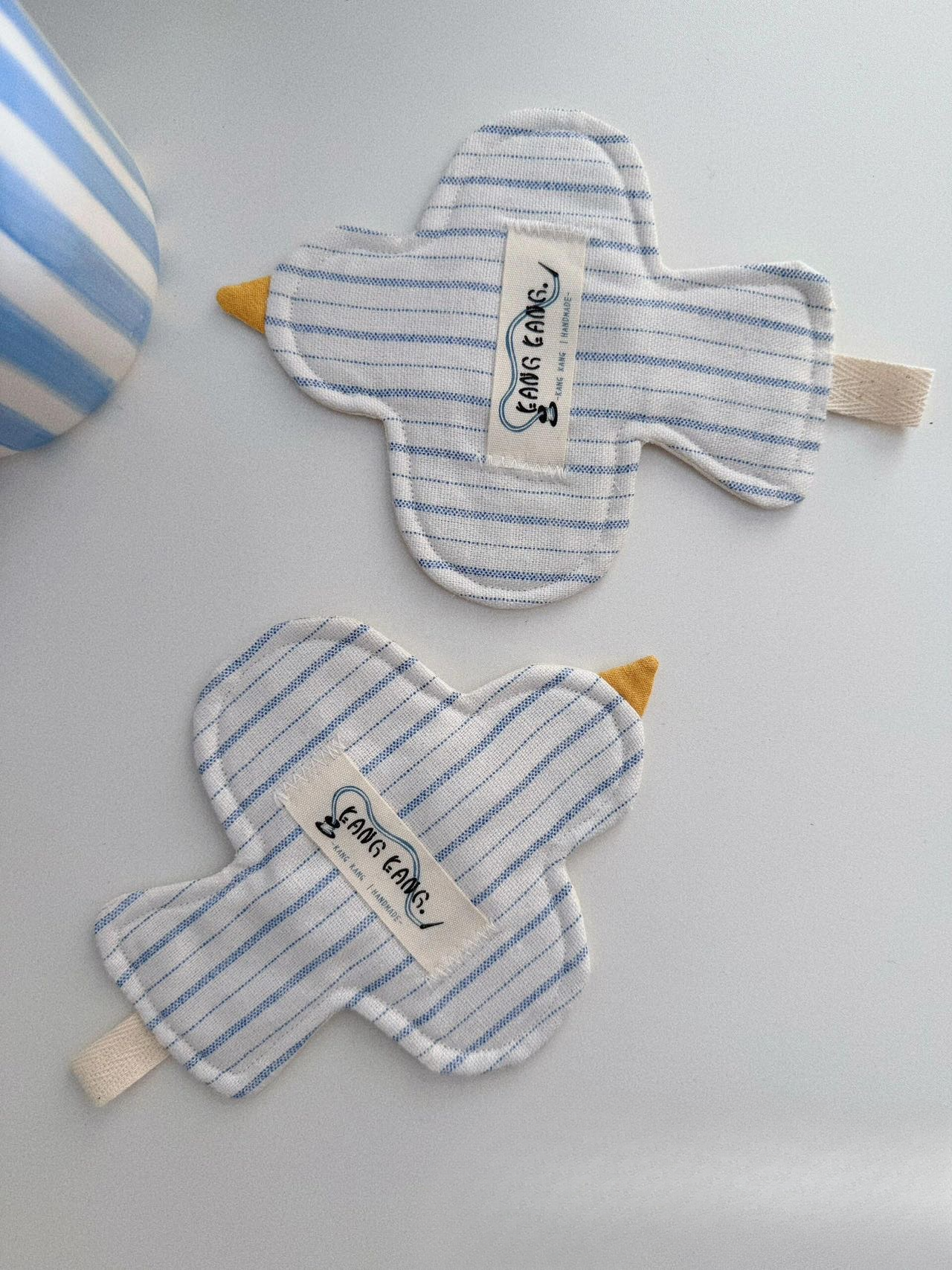 Handmade Fabric Bird Coasters – Set of 3, Choose Your Colors