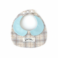 Cream Plaid × Sky Blue 白底图