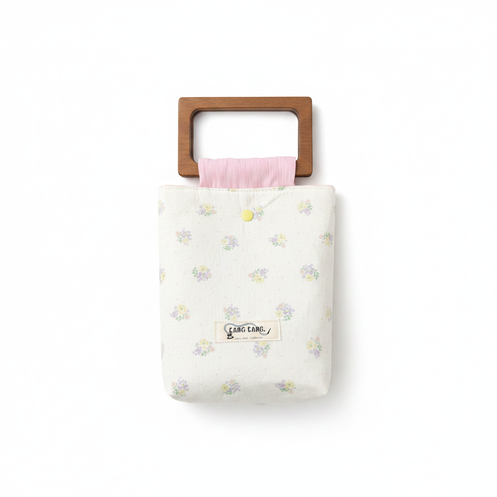 Blossom Wood Bag - 碎花款白底图