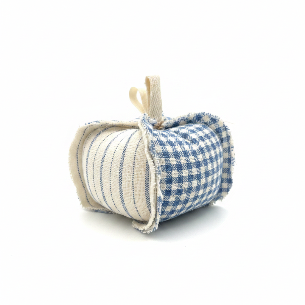 Lucky Apple Charm - back/side white background