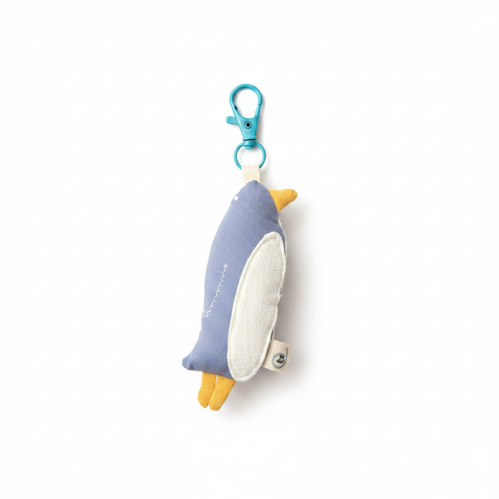 Little Penguin Bag Charm - white background